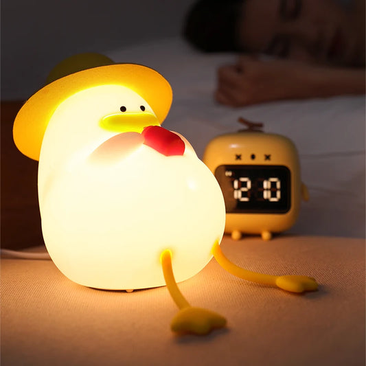 Ente mit Hut 3D-Lampe