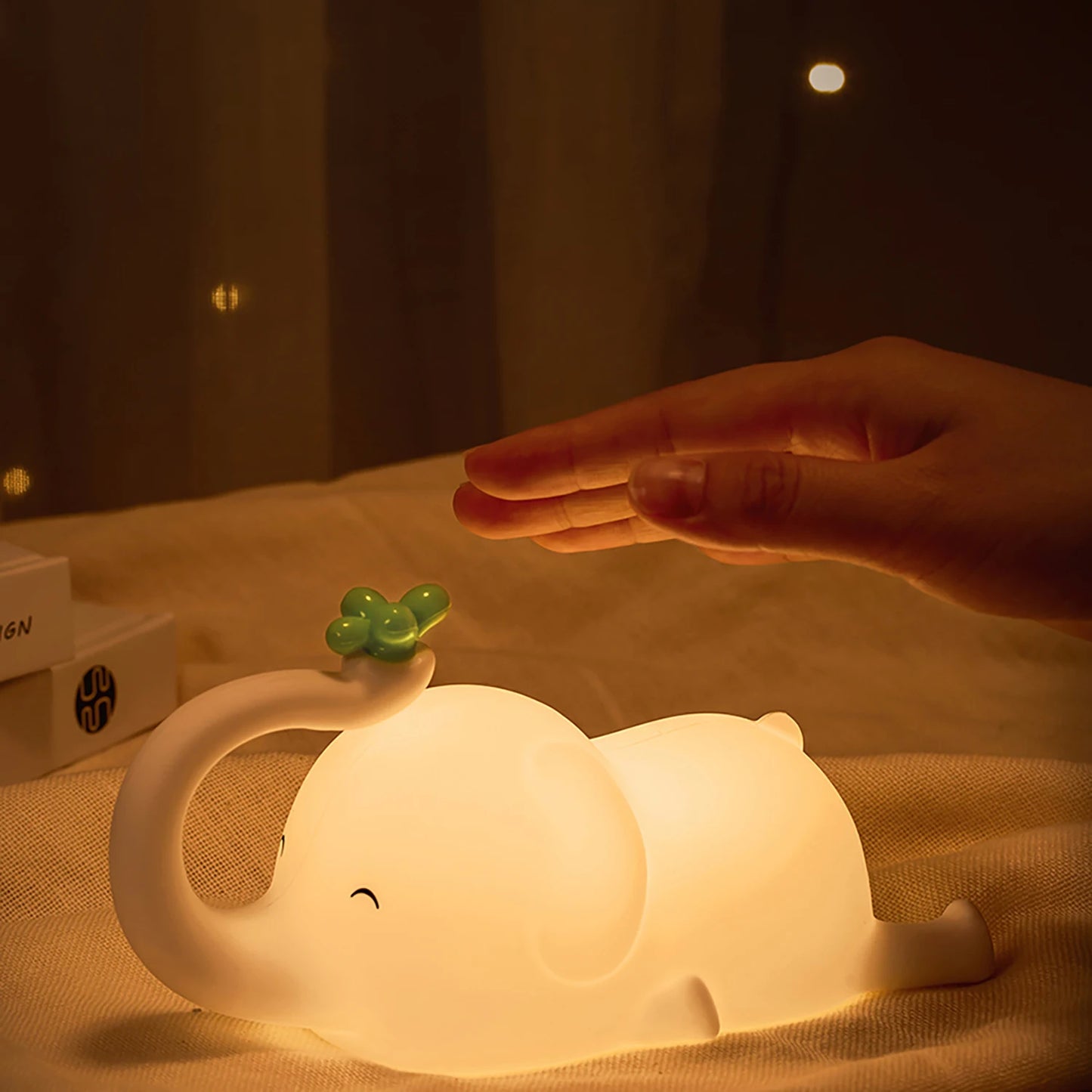 3D-Elefant-Lampe